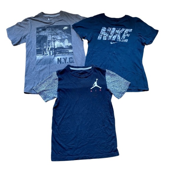 Jordan Other - Air Jordan and Nike tee shirts set of three youth medium 10/12